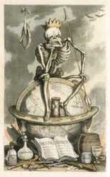 Frontispice de The English Dance of Death, pub. 1815